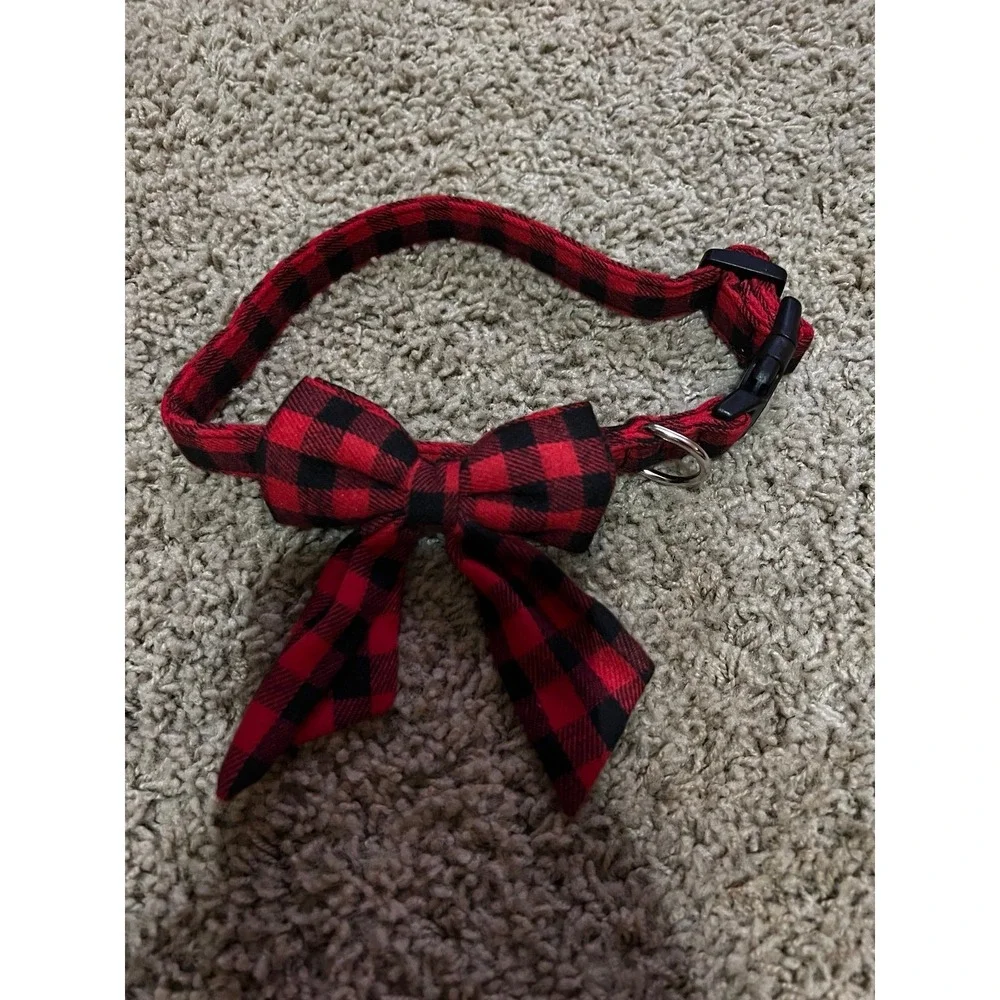 New Year Costume Plaids Collar Party Wear Breakaway Bowknot Collar Photoshoots P